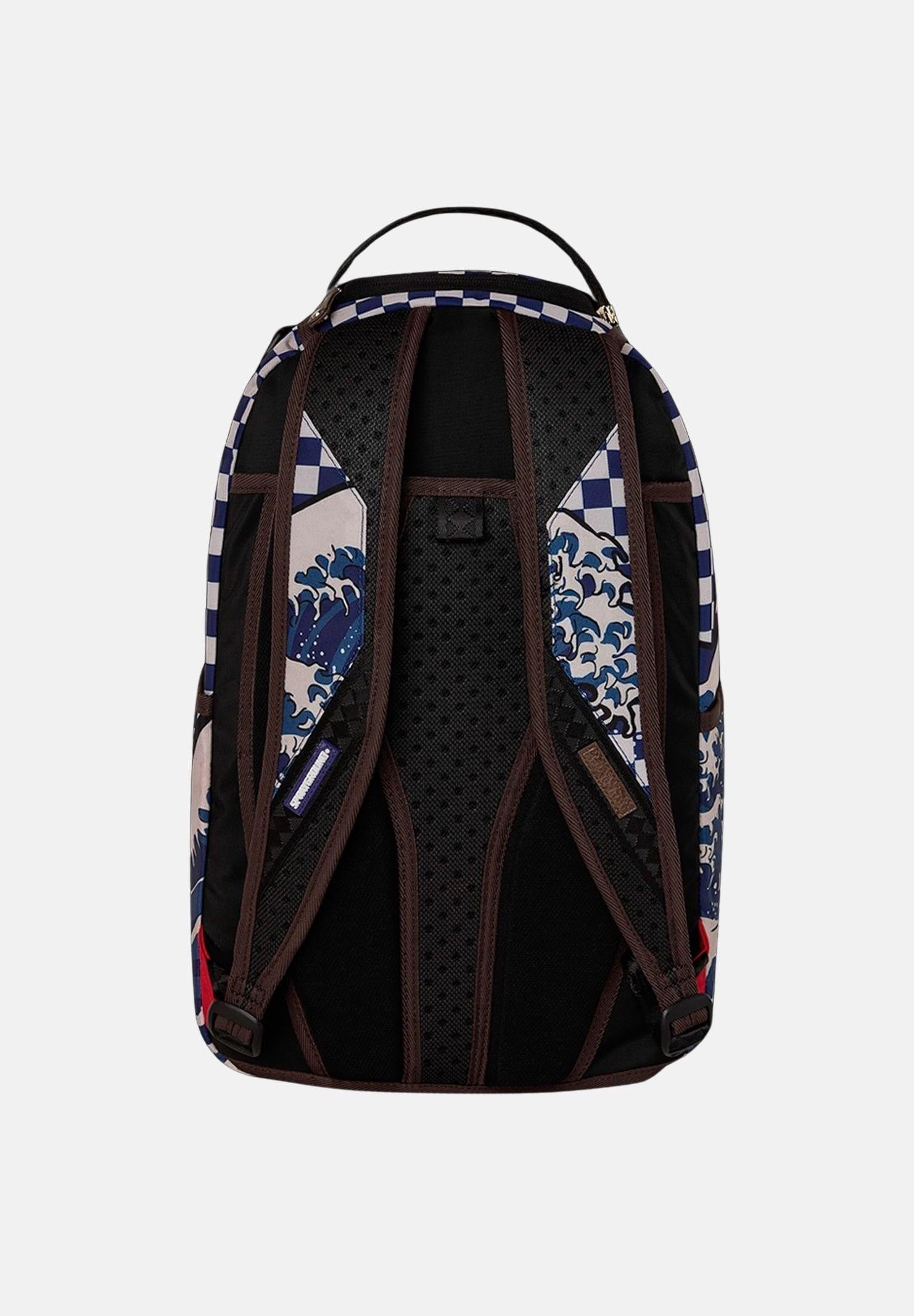 SPRAYGROUND Zaino Ichimatsu-Moyo Camokawa bianco e blu per uomo e donna 910B8810NSZ . SPRAYGROUND 