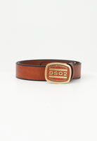 Cintura cuoio da donna con fibbia logo DQ2912D0AAY DQ11 DSQUARED2 