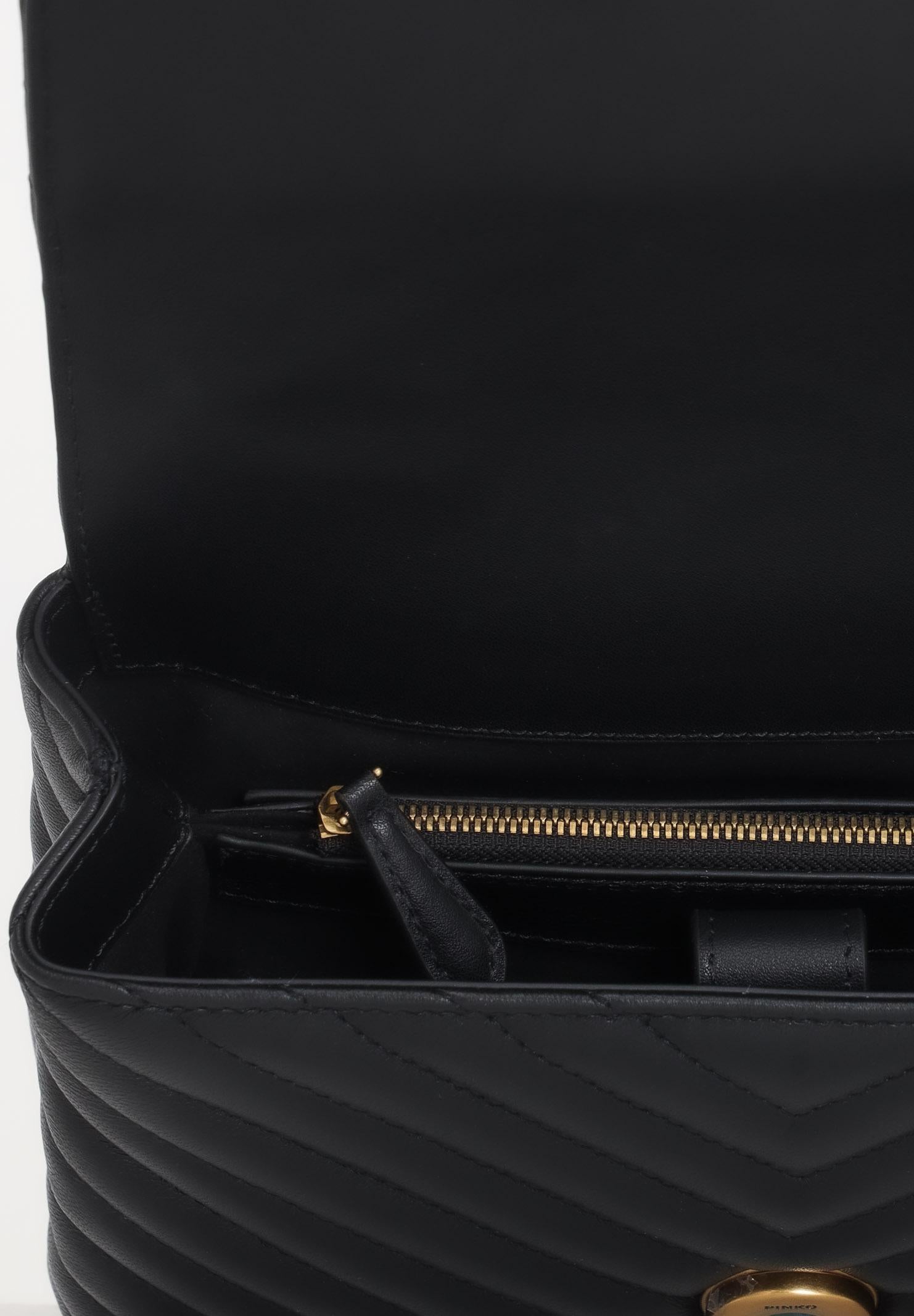 PINKO Borsa a tracolla Lady Love Bag Puff nera da donna 100044A0GK Z99Q PINKO 