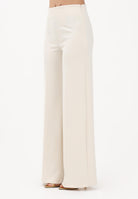 VICOLO Pantalone elegante burro da donna dal taglio palazzo TAB0259 ABU04 VICOLO 