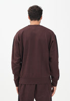 ADIDAS PERFORMANCE Felpa girocollo Essentials 3-Stripes French Terry marrone da uomo JX0742  ADIDAS PERFORMANCE 