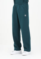 ADIDAS ORIGINALS Pantalone sportivo Trefoil Essentials Open Hem verde da uomo KA0507 . ADIDAS ORIGINALS 