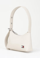 TOMMY JEANS Borsa a spalla panna da donna con logo AW0AW17873 BDS TOMMY JEANS 