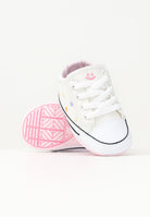 CONVERSE Scarpe da culla Chuck Taylor All Star Embroidered Polka Dots Easy On bianche da neonato A10768C  CONVERSE 