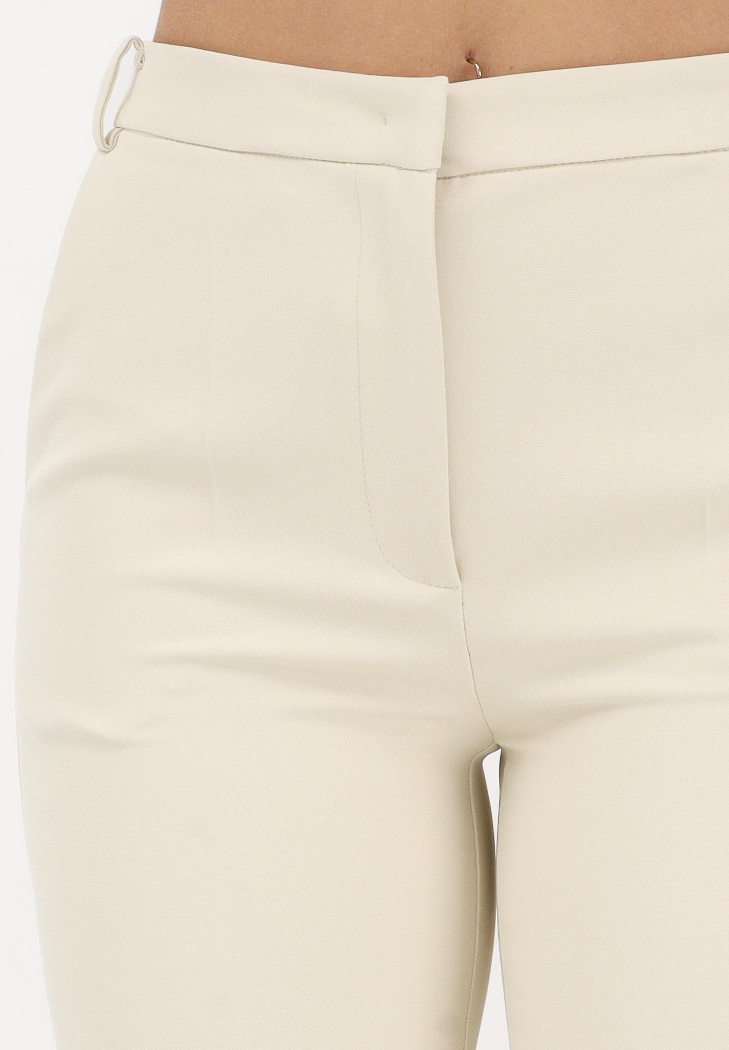 PATRIZIA PEPE Pantalone elegante crema da donna 2P1745A737 W418 PATRIZIA PEPE 