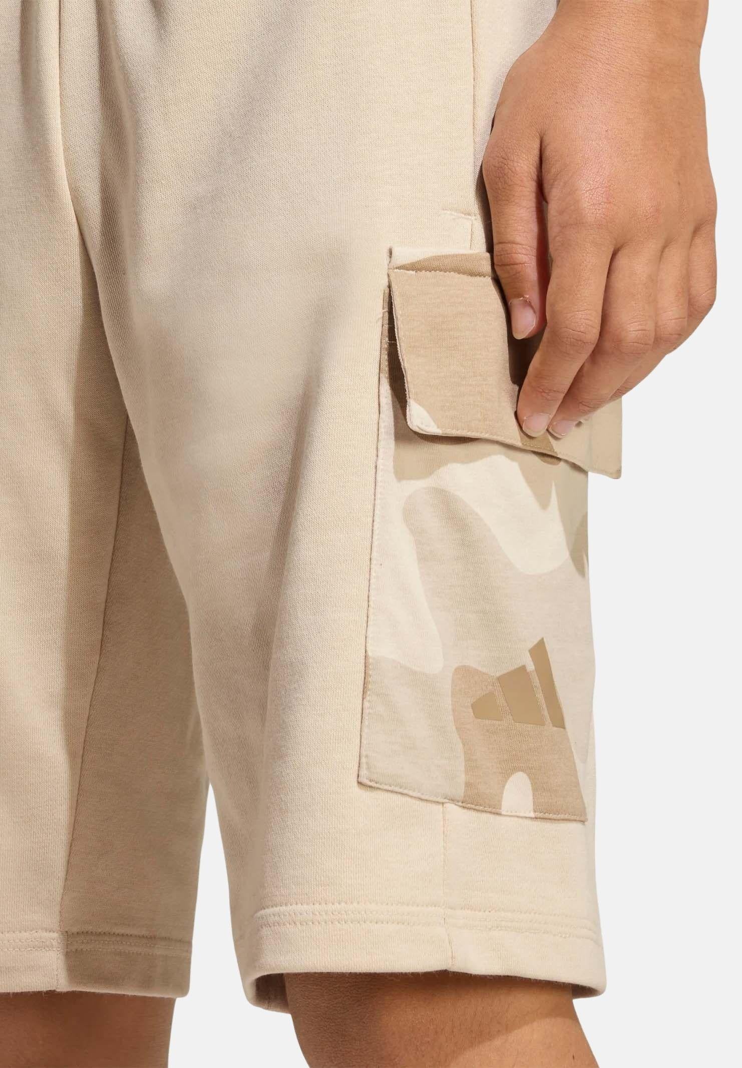 ADIDAS PERFORMANCE Shorts sportivo Seasonals Camo beige per bambino e bambina KB6843 . ADIDAS PERFORMANCE 