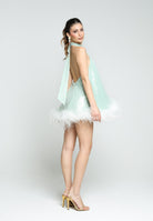 SANTAS Abito corto CUPCAKES verde menta da donna PV25016 VERDE SANTAS 