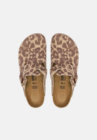 BIRKENSTOCK Sabot Boston Leo Sandcastle beige e marrone unisex. 1033324 . BIRKENSTOCK 