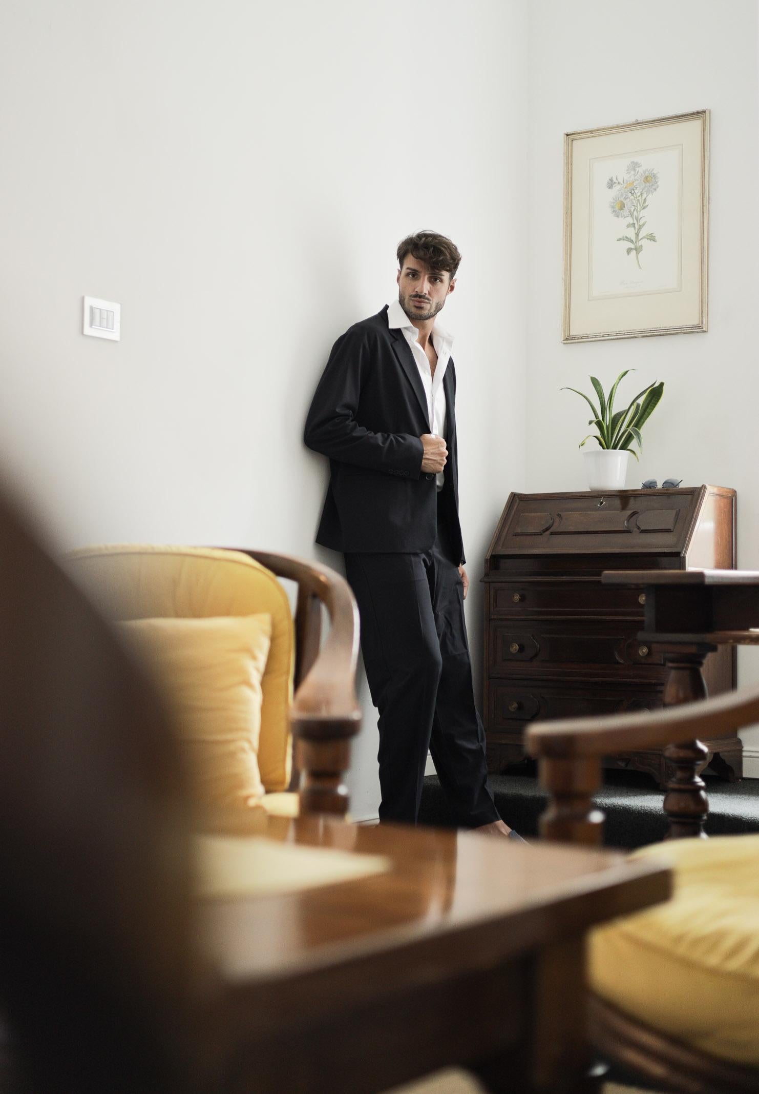 ARMANI EXCHANGE Pantalone elegante blu da uomo XM000346AF10897 UB101 ARMANI EXCHANGE 