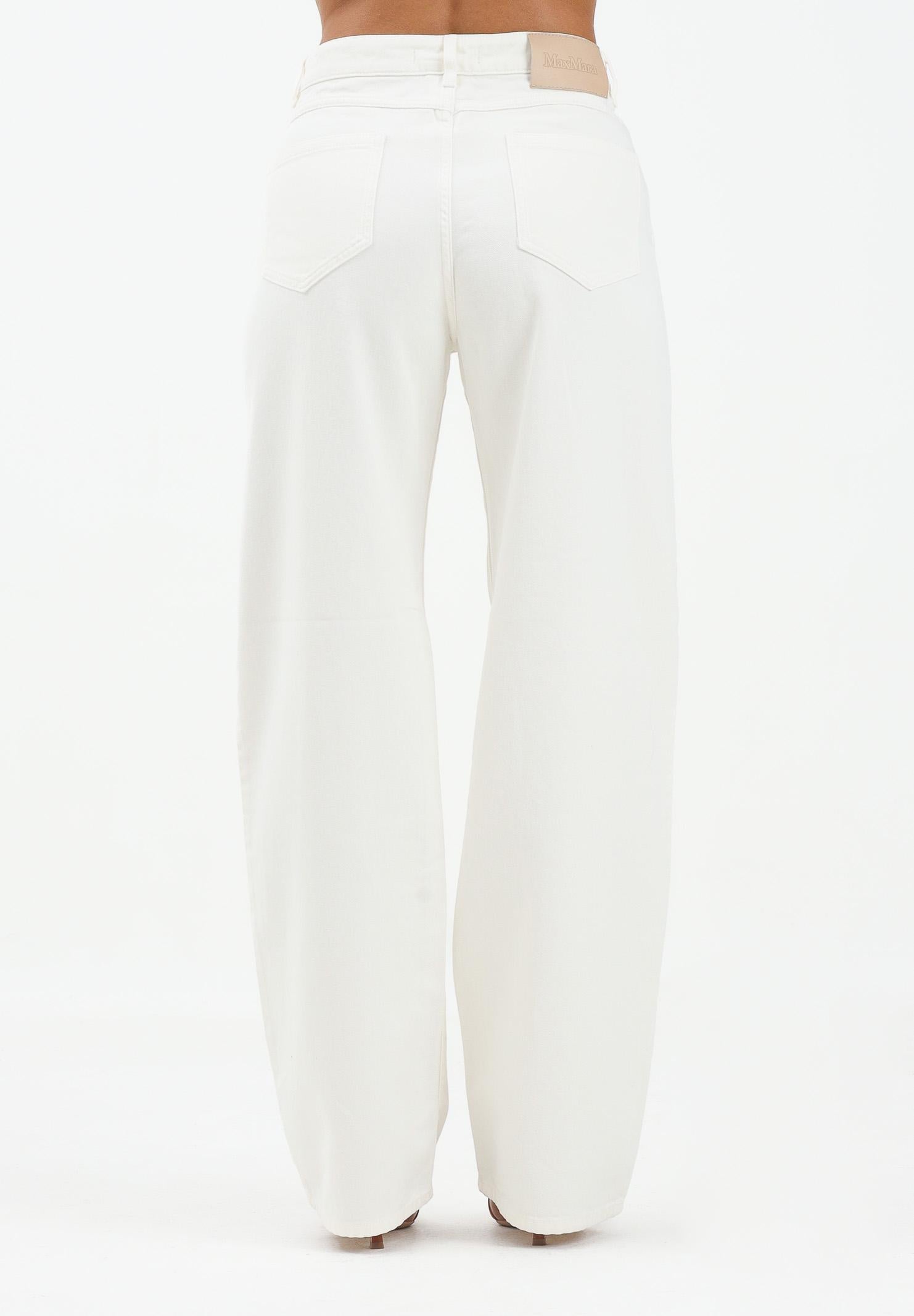 MAX MARA Jeans bianco da donna 2526136142600 008 MAX MARA 