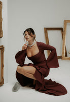 SANTAS Body manica lunga FIERTÉ prugna da donna PV2607 PR SANTAS 