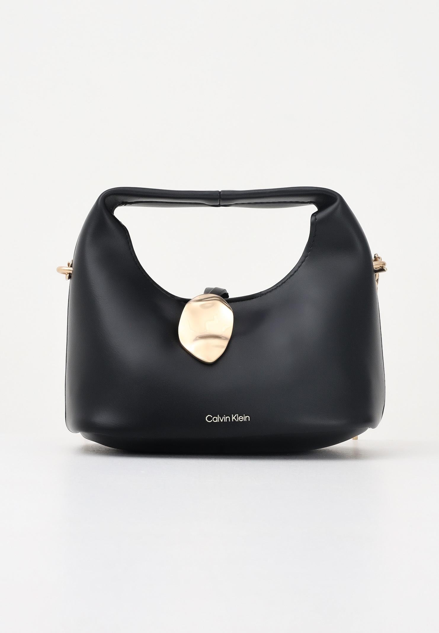 CALVIN KLEIN Borsa a mano nera da donna con fibbia LV04K3177G UB1 CALVIN KLEIN 