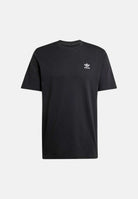 ADIDAS ORIGINALS T-shirt a manica corta Trefoil Essentials nera da uomo JI8545 . ADIDAS ORIGINALS 