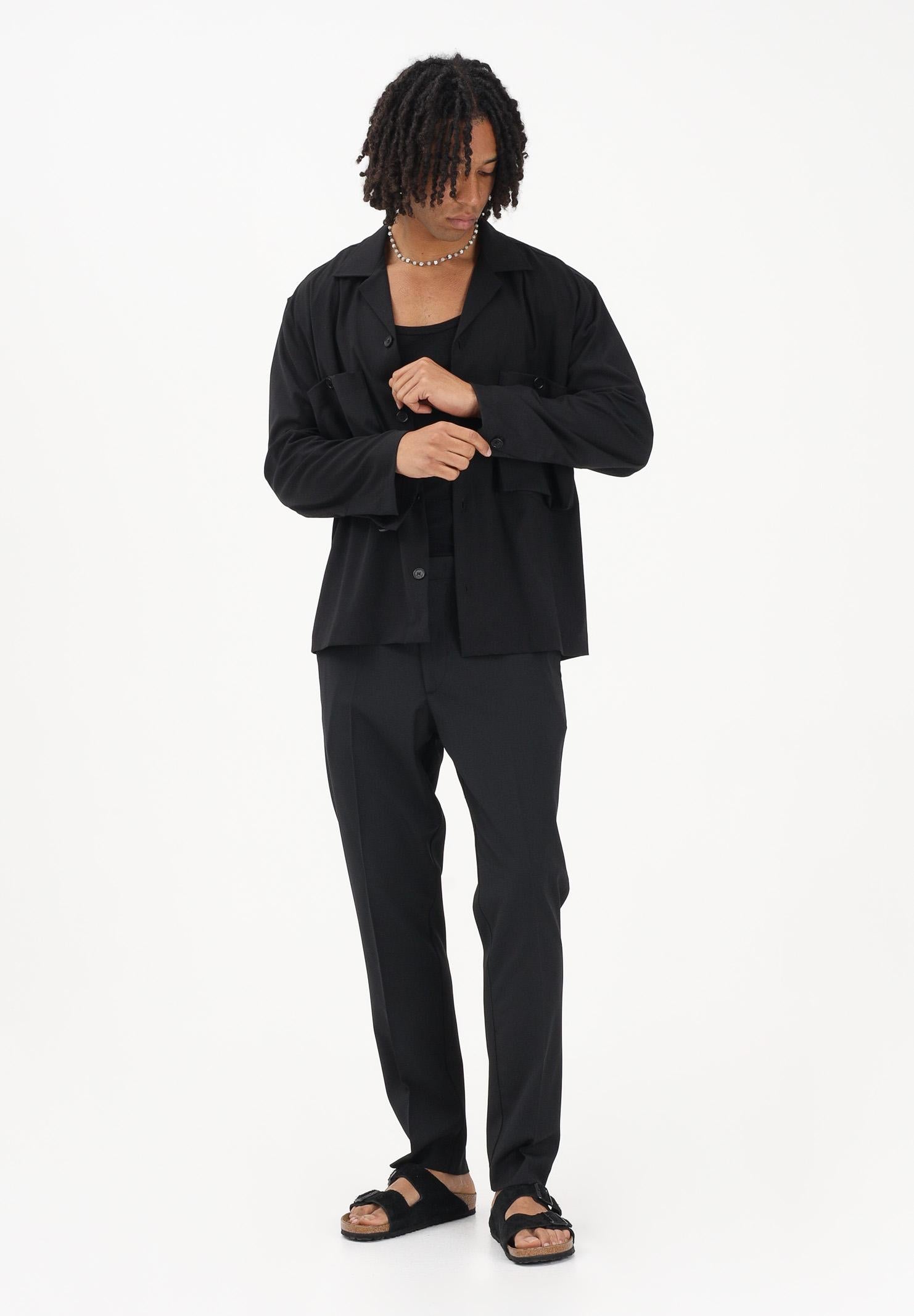 I'M BRIAN Pantalone elegante nero da uomo PA3713 009 I'M BRIAN 