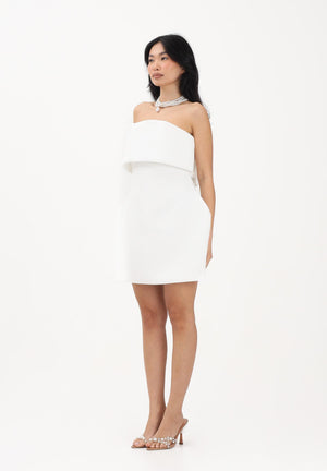 TPN Abito corto bianco da donna BOWMAN112S6 D7 TPN 