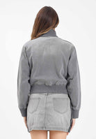 ADIDAS ORIGINALS Giubbotto Adicolor in denim grigio da donna JY2564  ADIDAS ORIGINALS 