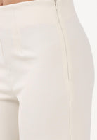 VICOLO Pantalone elegante burro da donna dal taglio palazzo TAB0259 ABU04 VICOLO 