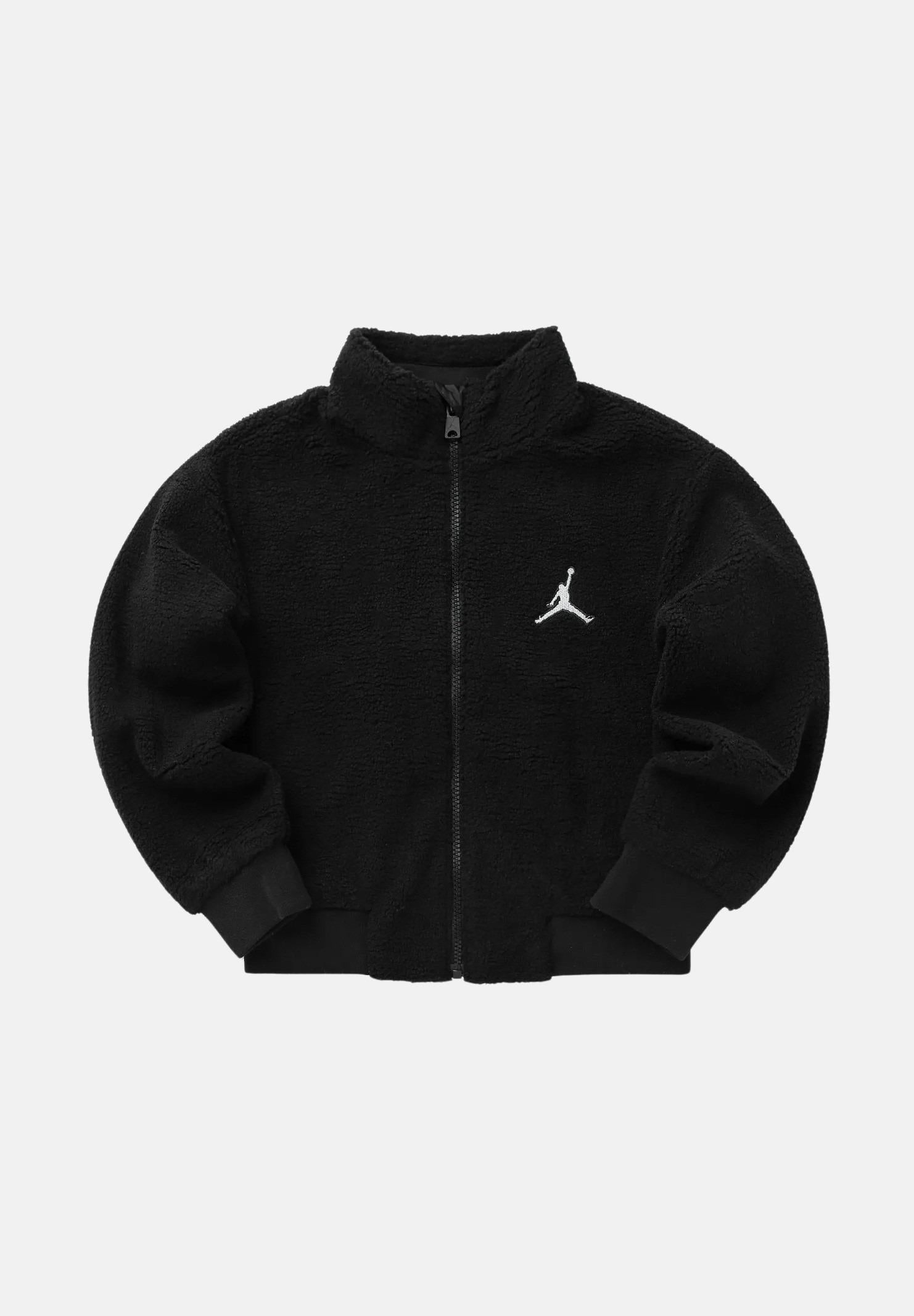 Giubbotto Jumpman High Pile nero da bambina 45D193 023 JORDAN 