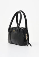 N21 Borsa a mano nera da donna realizzata in tessuto spalmato martellato con logo N°21 N21096N0246 0N900 N21 