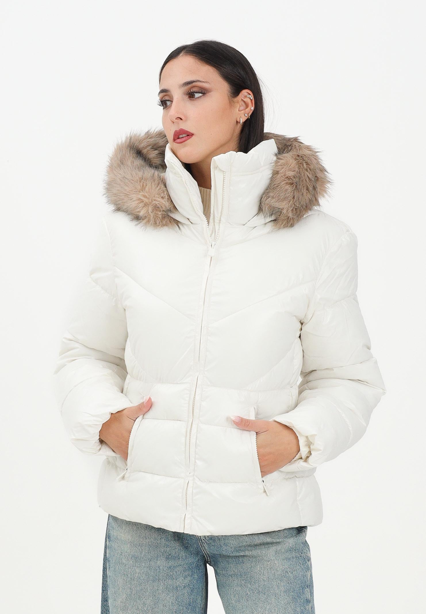 JDY Piumino bianco da donna 15355081 Tofu JDY 