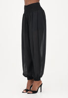 PINKO Pantalone nero da donna ampio e fluido 106845A3B2 Z99 PINKO 