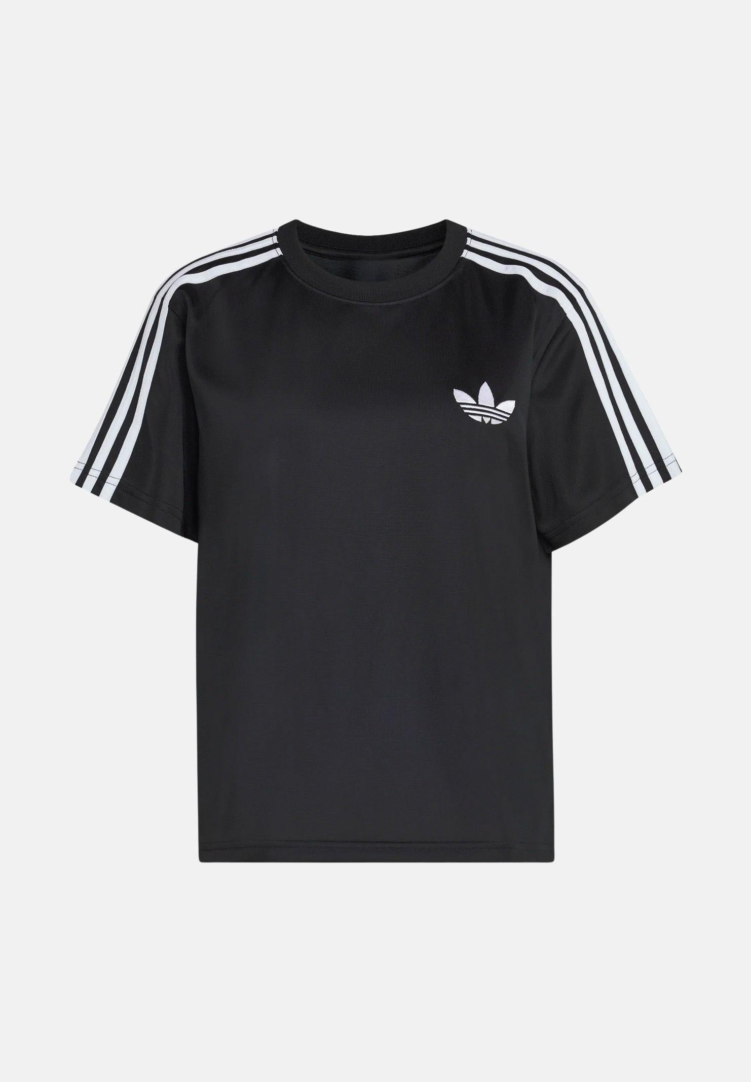 ADIDAS ORIGINALS T-shirt a manica corta FIREBIRD nera da donna KD5574 . ADIDAS ORIGINALS 
