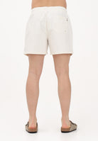 TOMMY HILFIGER Shorts mare panna da uomo con logo UM0UM03477 Z00 TOMMY HILFIGER 
