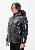 DSQUARED2 Piumino nero per donna, ragazzi e bambini con logo Maple Leaf DQ3042D0ADY DQ900 DSQUARED2 