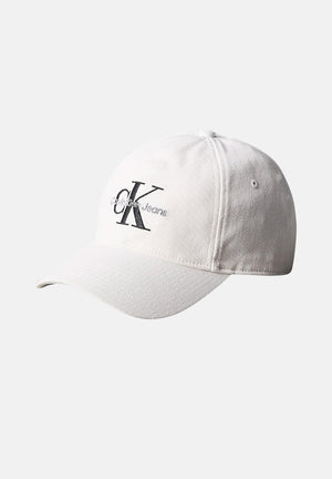 CALVIN KLEIN Cappello con visiera bianco per uomo e donna rifinito da logo LV04G5004G YAF CALVIN KLEIN 
