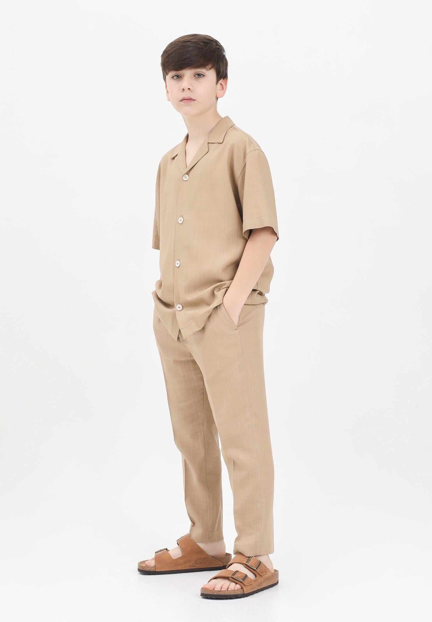 I'M BRIAN Pantalone beige da bambino PA3248J 0025 I'M BRIAN 