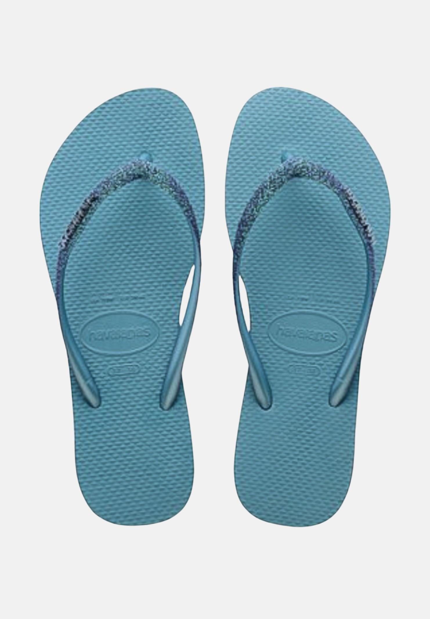 HAVAIANAS Infraito Havaianas Slim Sparkle celeste da donna 4148922 1056 HAVAIANAS 