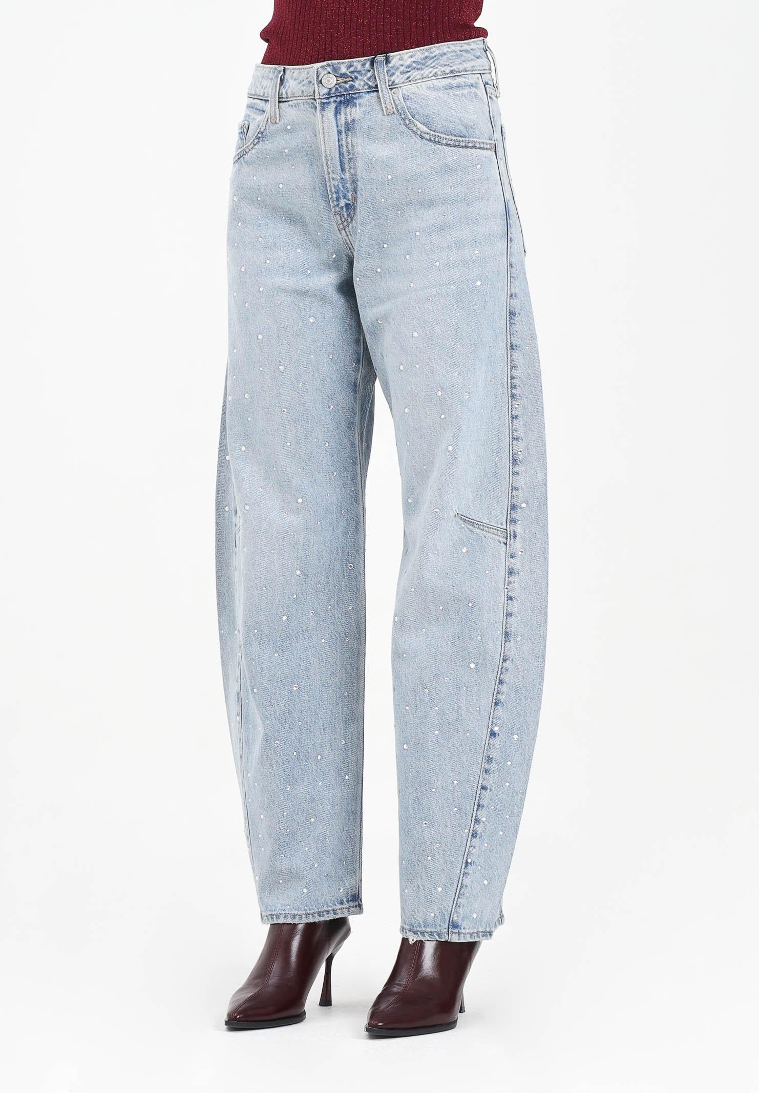 LEVI&#39;S® Jeans Baggy Dad Barrel in denim chiaro da donna 0039A-0007  LEVI&#39;S® 