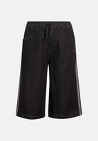ADIDAS ORIGINALS Shorts in denim nero per bambino e bambina KE2972 . ADIDAS ORIGINALS 