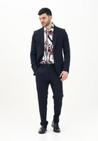 PATRIZIA PEPE Pantalone elegante blu da uomo 5PA429A498 C382 PATRIZIA PEPE 