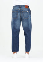 CALVIN KLEIN JEANS Jeans 90's Tapered Cropped in denim blu da uomo LV04RC740GX87 . CALVIN KLEIN JEANS 