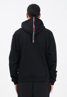 GCDS Felpa con zip nera per uomo e donna caratterizzata da nastri logati B2EM1900JD1 99 GCDS 