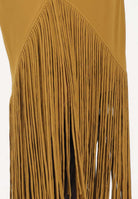 PINKO Abito lungo kiwi da donna con frange 106825A3AY L25 PINKO 