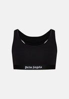 PALM ANGELS Bralette Track Top Bra black nero, colore basico nero, donn PLA1UWTP04SI BL PALM ANGELS 