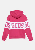 GCDS felpa con cappuccio rosa per  bambina e per bambino B2KU1926BA2 59 GCDS 