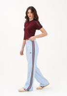 ADIDAS ORIGINALS Pantalone sportivo Classic azzurro e bordeaux da donna KD3748 . ADIDAS ORIGINALS 