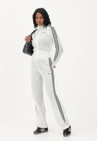 ADIDAS ORIGINALS Pantalone KNITTED CROCHET FIREBIRD bianco da donna KC6493 . ADIDAS ORIGINALS 