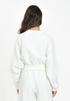 ADIDAS PERFORMANCE Felpa girocollo Soft Lux Loose bianca da donna JV9893 . ADIDAS PERFORMANCE 