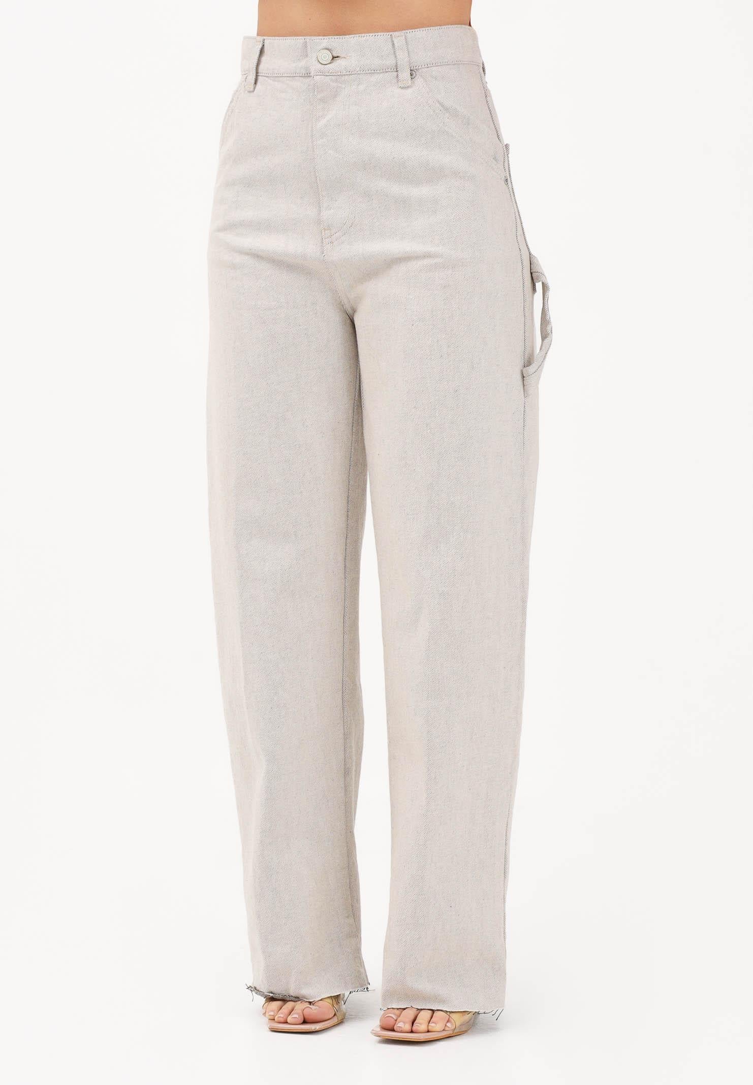 VICOLO Jeans Lena in denim grigio sabbiato da donna DAB5073 ABU06 VICOLO 