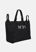 N21 Shopper nera da donna con stampa logo N21926N0352 0N900 N21 