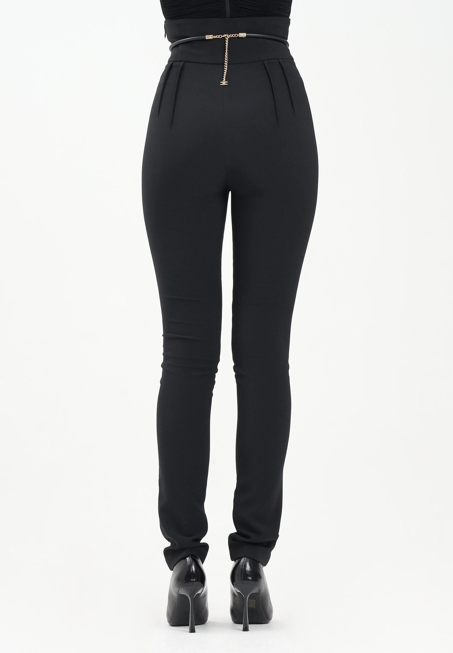 ELISABETTA FRANCHI Pantalone elegante nero da donna PA13457E2 110 ELISABETTA FRANCHI 