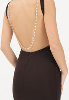 ALMA SANCHEZ Abito lungo Anora marrone da donna AS26077EL CI ALMA SANCHEZ 