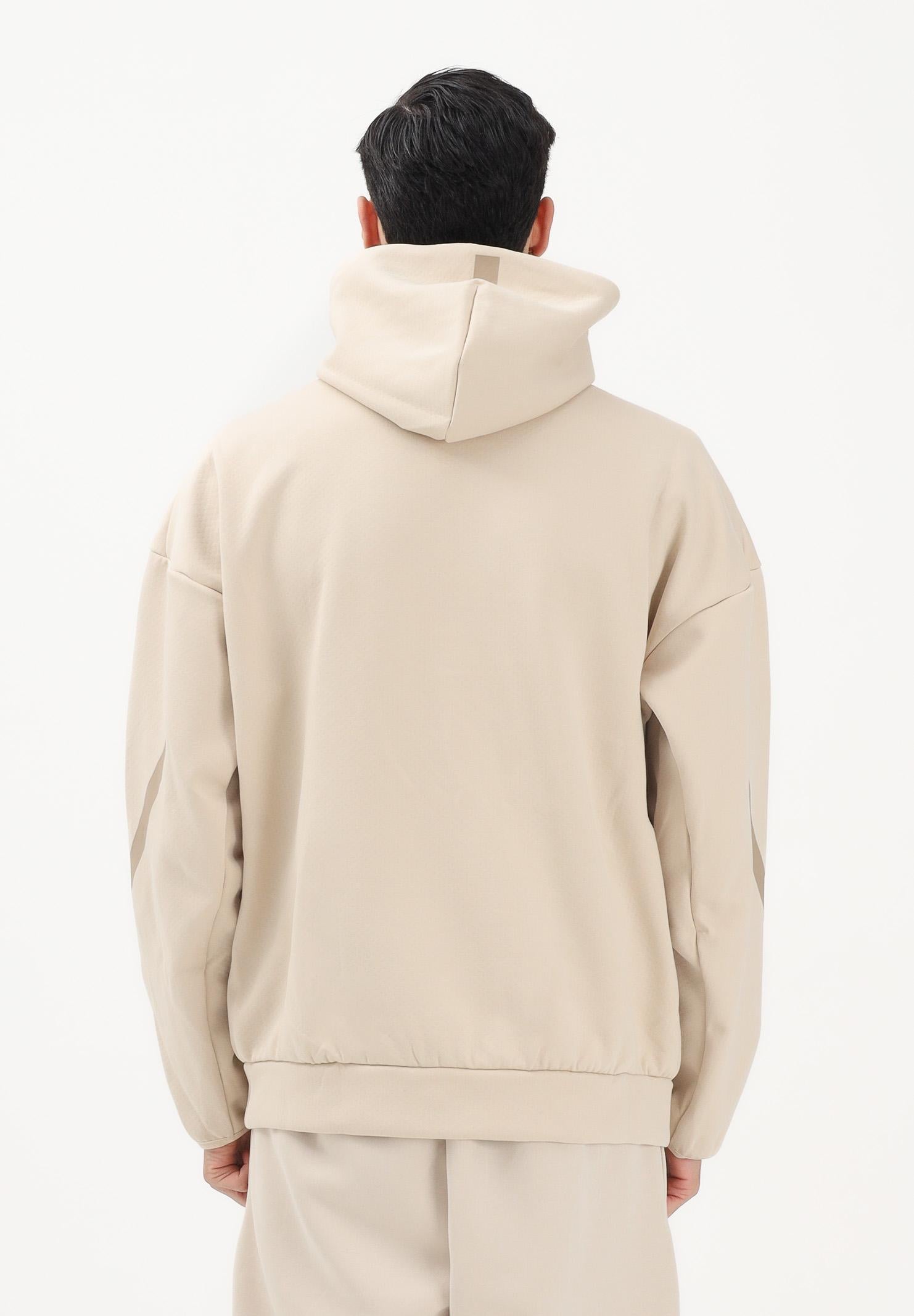 ADIDAS PERFORMANCE Felpa con zip Z.N.E. beige da uomo KE4680 . ADIDAS PERFORMANCE 