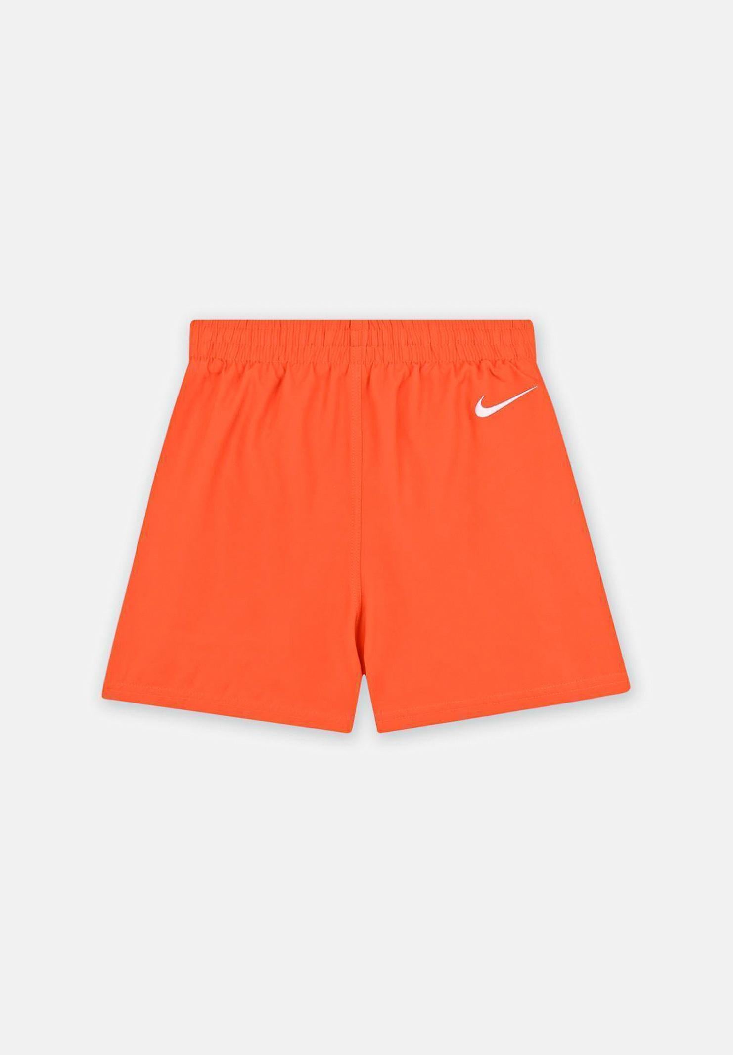 NIKE Shorts mare arancione da bambino con logo NESSF804 840 NIKE 