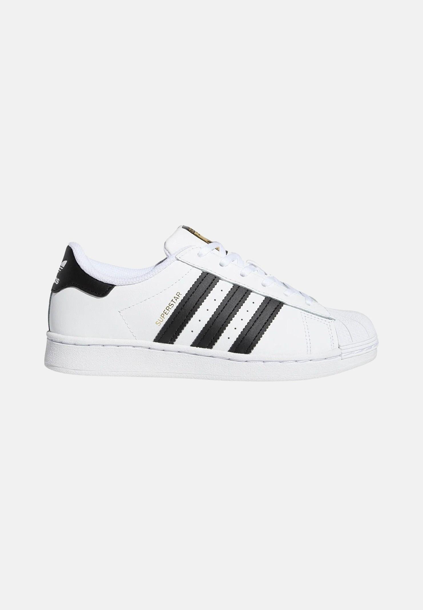 ADIDAS ORIGINALS Sneakers SUPERSTAR bianche per bambino e bambina FU7714 . ADIDAS ORIGINALS 
