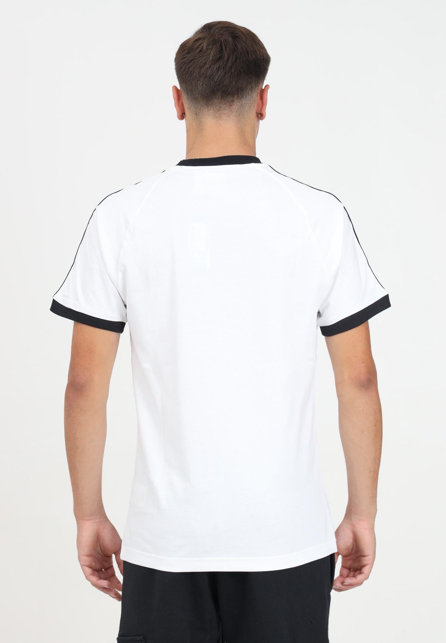 T-shirt Adicolor Classics 3-Stripes bianca da uomo IA4846 . ADIDAS ORIGINALS 